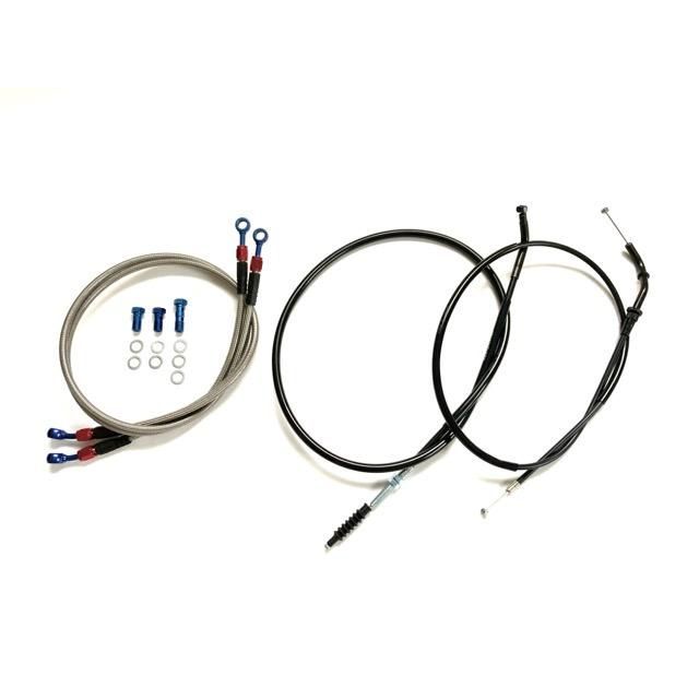 GPZ400F/F2 アップハンワイヤーセット Bキット