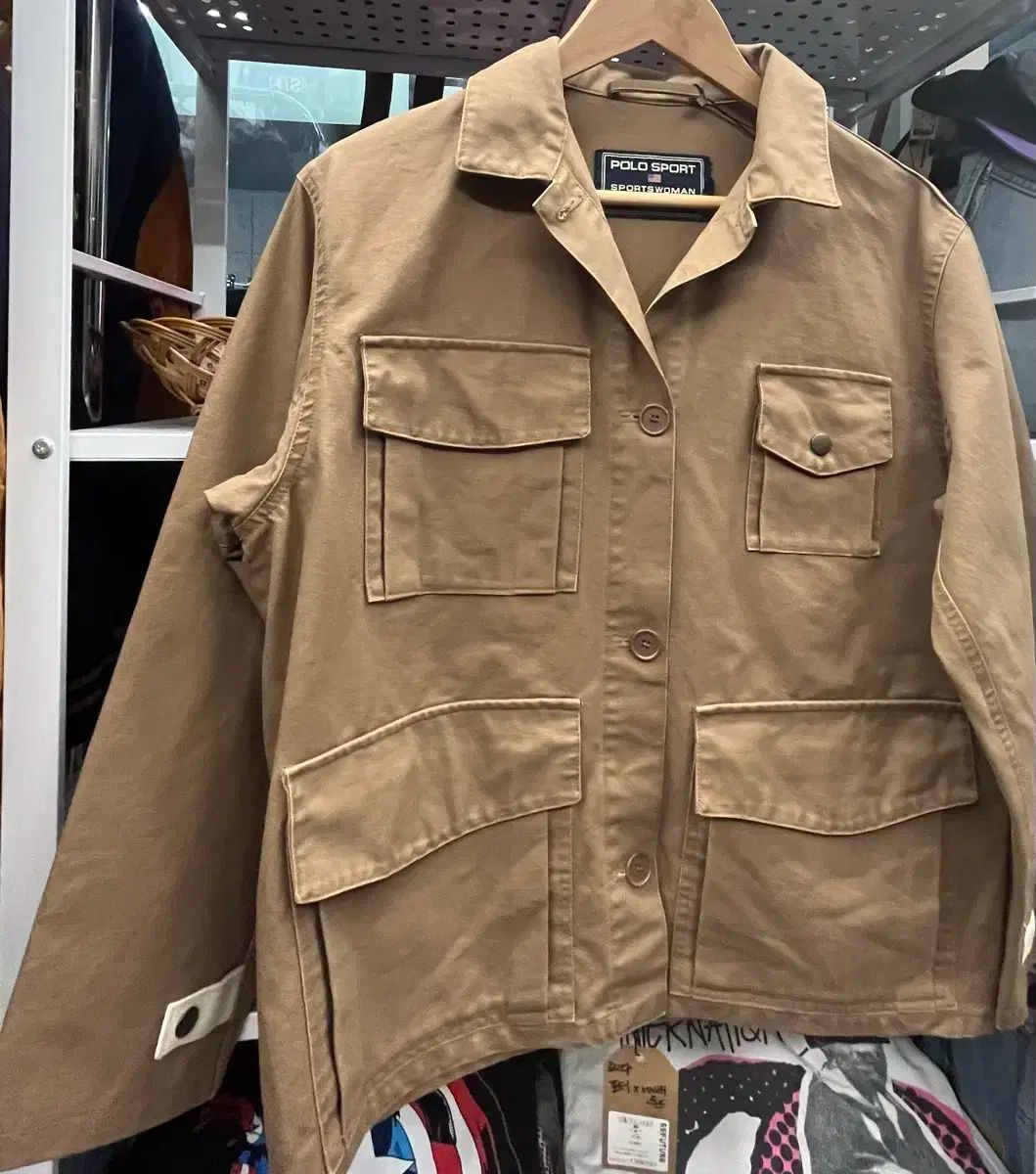 00s ポロ スポーツ カーキ色 ヴィンテージ ジャケット