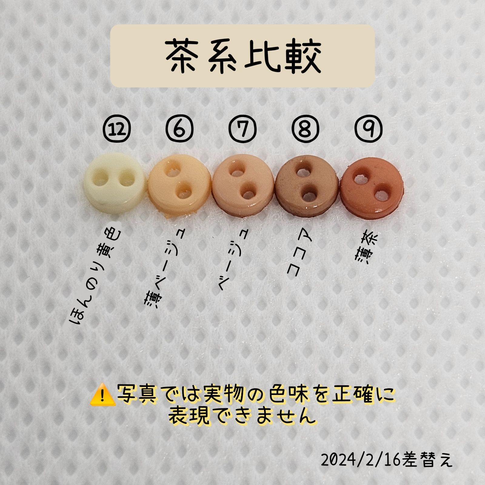 青、紫系 40個 プラスチック ミニボタン2つ穴 直径4mm ドール用 資材 