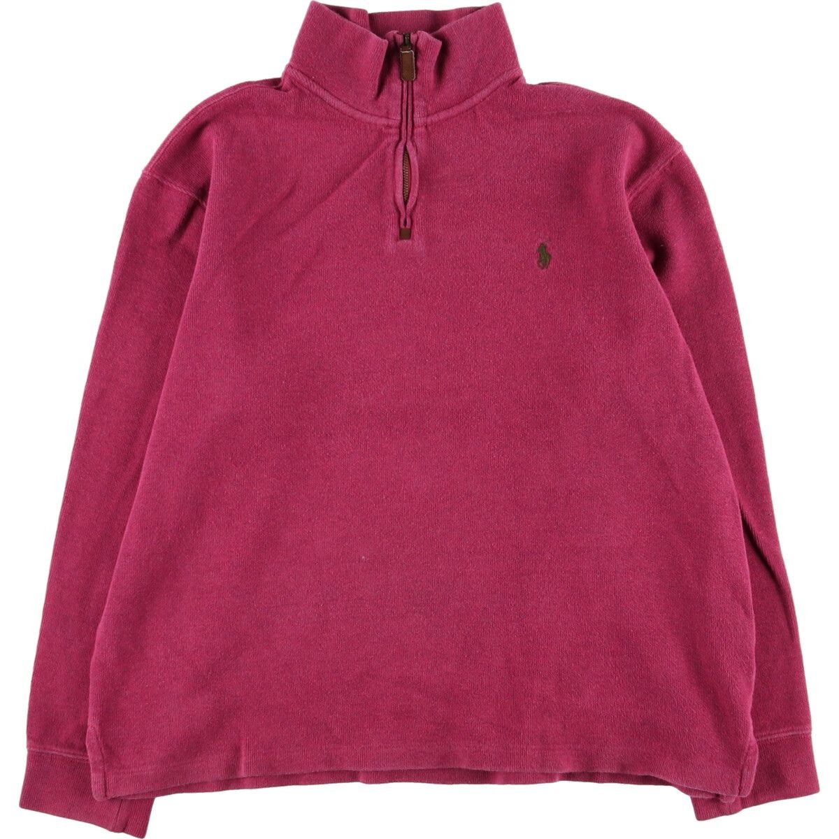 古着 ラルフローレン Ralph Lauren POLO RALPH LAUREN コットンニットハーフジップセーター メンズL/eaa389722