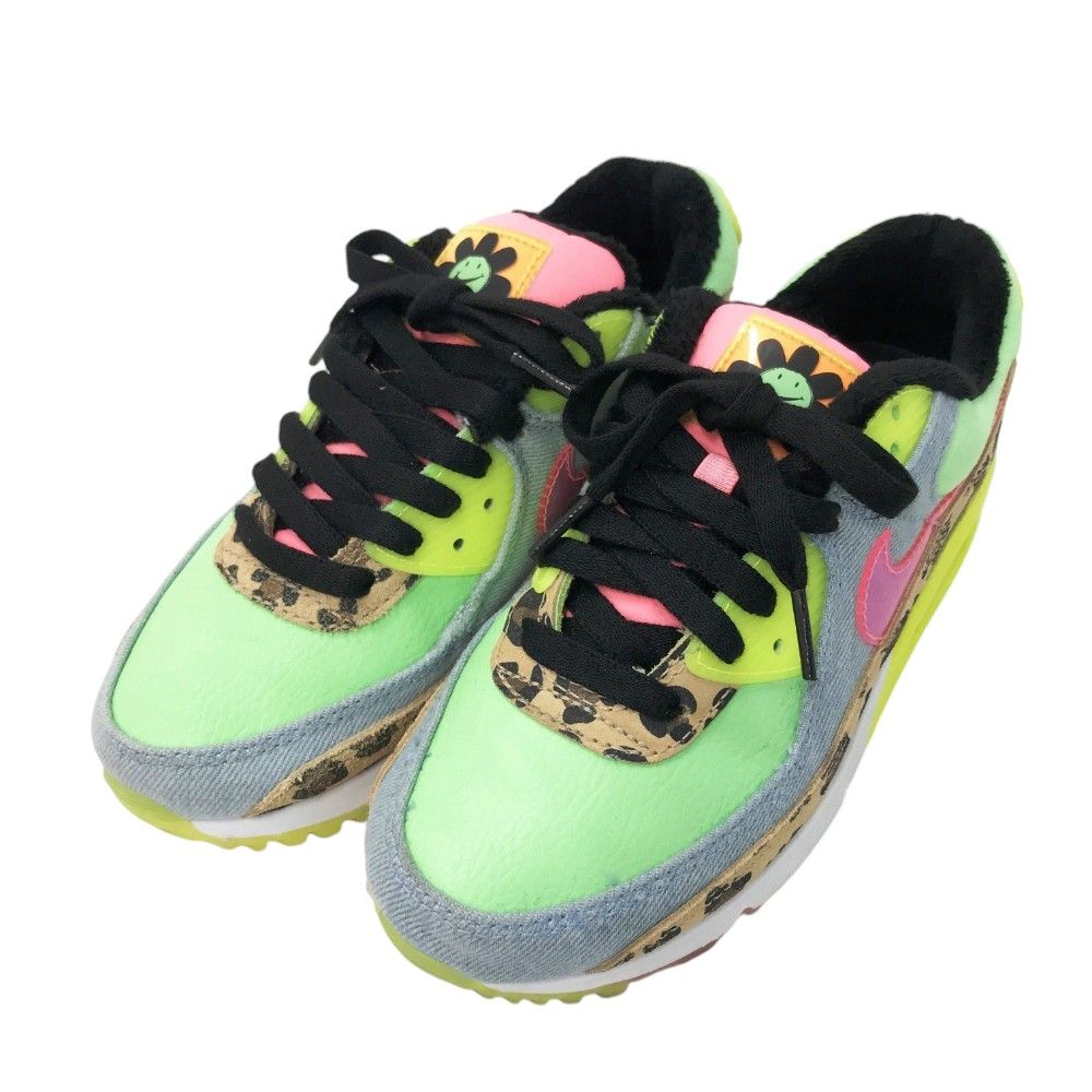 NIKE ナイキ CW3499-300 Air Max 90 LX スニーカー 総柄 グリーン系 24 レディース [240101281919] -  メルカリ