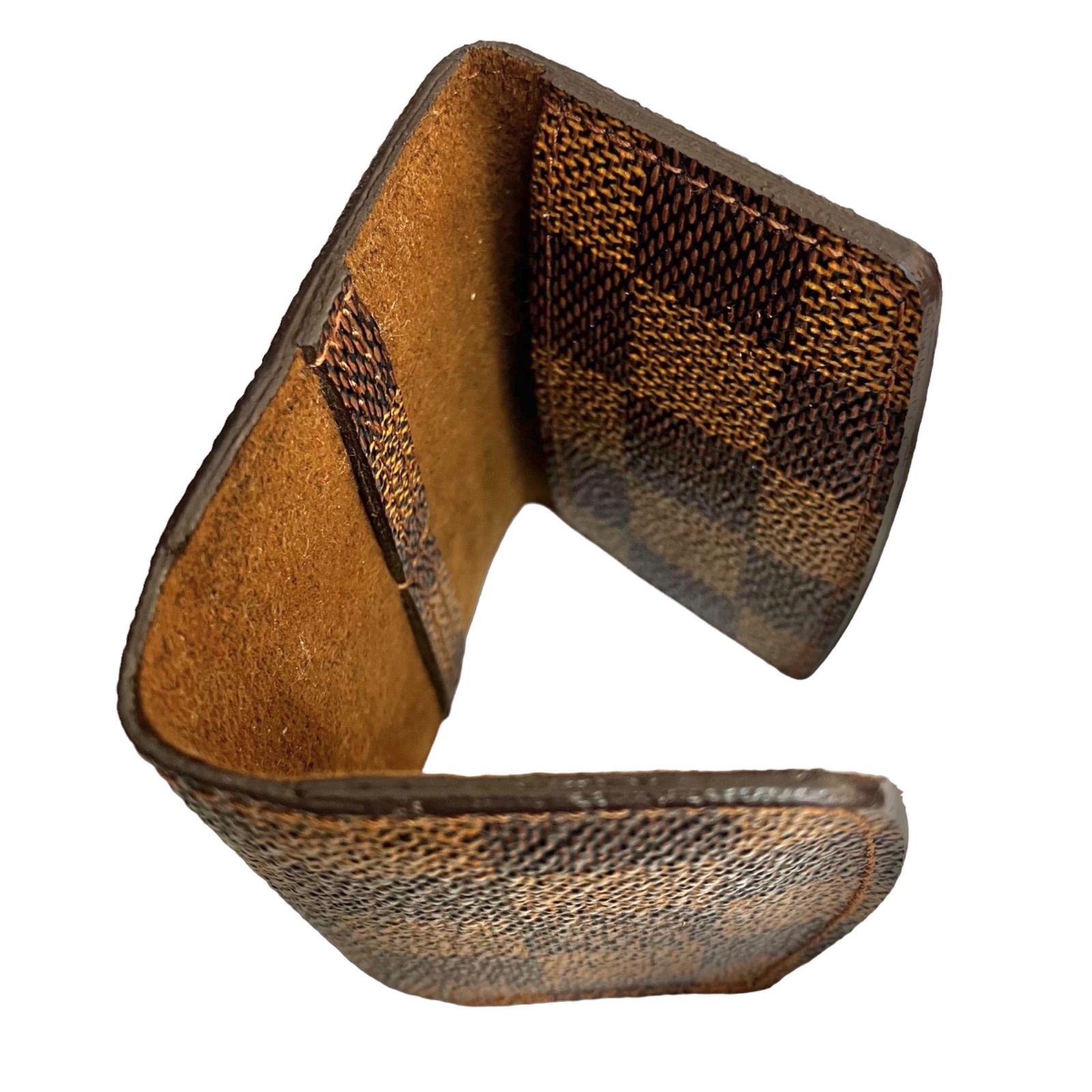 超美品!! LOUIS VUITTON カフス ダミエ ブラウン シルバー 極美品です⭐️ LOUIS VUITTON】 ルイヴィトン カフスケース