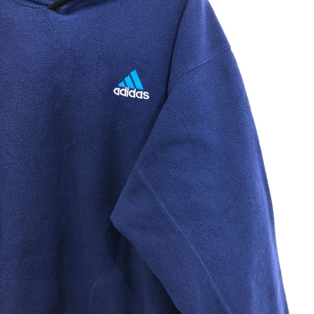 90年代 アディダス adidas フリースパーカー メンズXXL/wan4578 90年代 日本製 adidas アディダス ボアフリースパーカージャケット