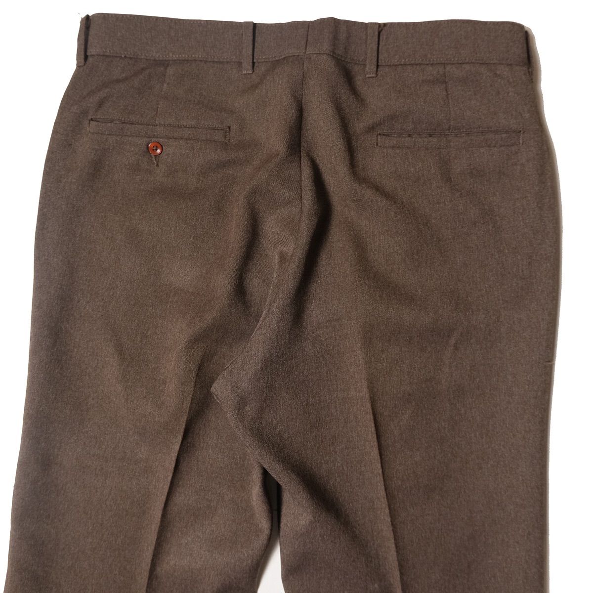 [美品] 80s LEVI'S アクションスラックス ブラウン TALON 名品 美品] 80s LEVI'S アクションスラックス ブラウン TALON 名品
