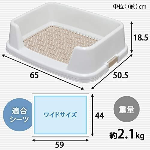 アイリスオーヤマ トレーニング犬トイレ ホワイト ワイドサイズ用 STEELWINDOWSANDDOORS_COM