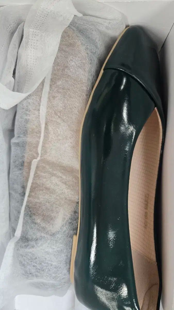 SAERA レディース フラットシューズ 230 グリーン