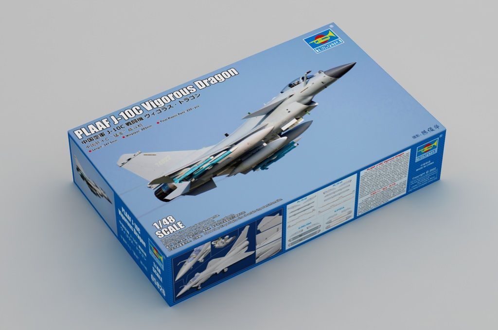 【新品】トランペッター Trumpeter 05826 1/48 人民解放軍 J-10C “猛龍” 多用途戦闘機