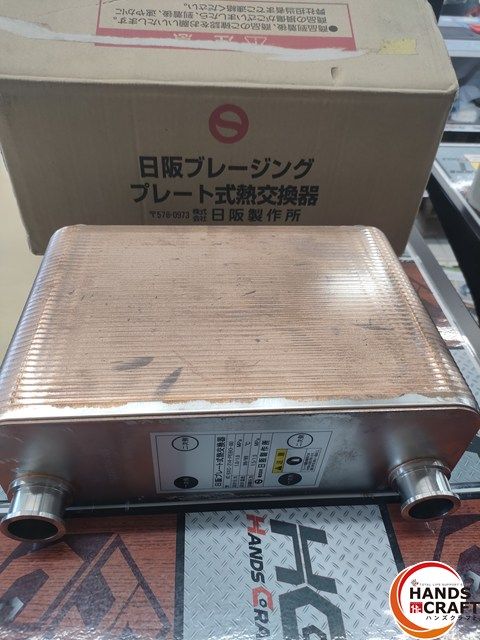 品 日阪 プレート式熱交換器 BXC-214-PEBP-80 設計圧力1.0|1.0MPa 日阪製作所 ハンズクラフト宮崎新名爪