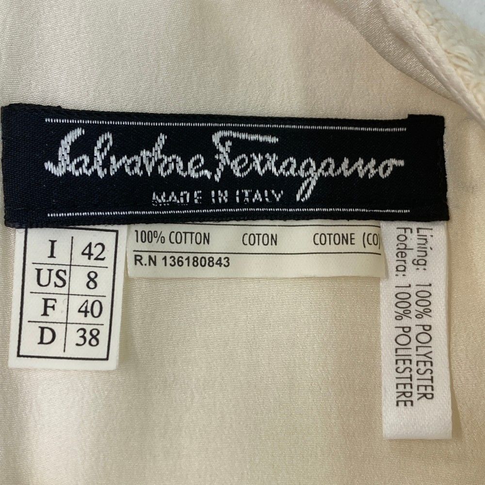 Salvatore Ferragamo サルヴァトーレ フェラガモ ツイードワンピース