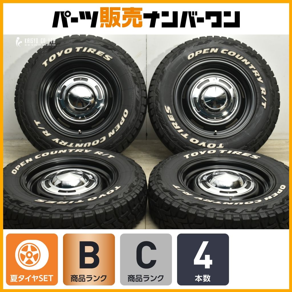 ジムニー用ホワイトレター DEAN クロスカントリー 16in 5.5J 20 PCD139.7 トーヨー オープンカントリーR|T 185|85R16 105|103N LT