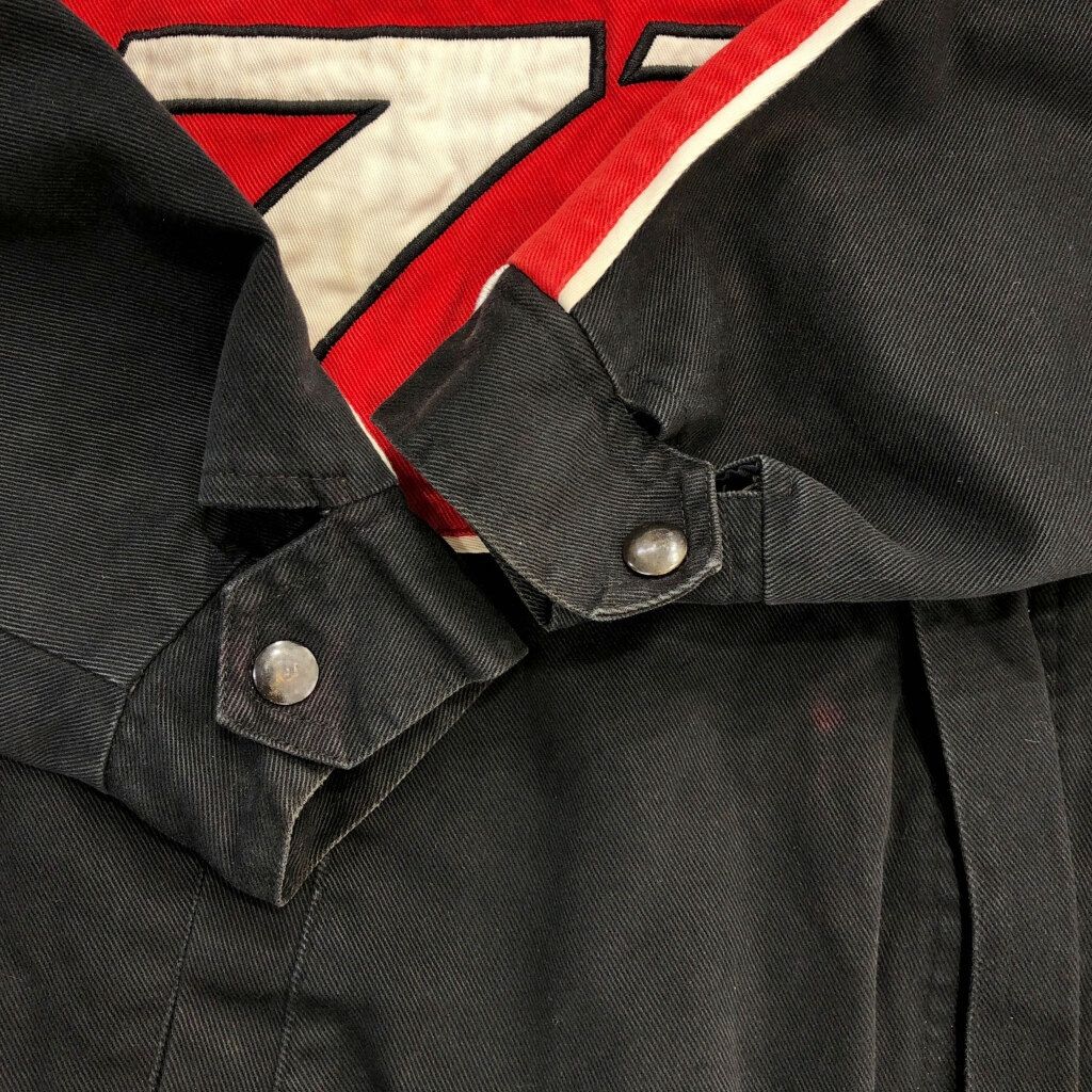 WINNER S CIRCLE ウィナーズサークル NASCAR ナスカー レーシングジャケット ブラック メンズ M 古着 V6301 KANDAIZUMI_COM