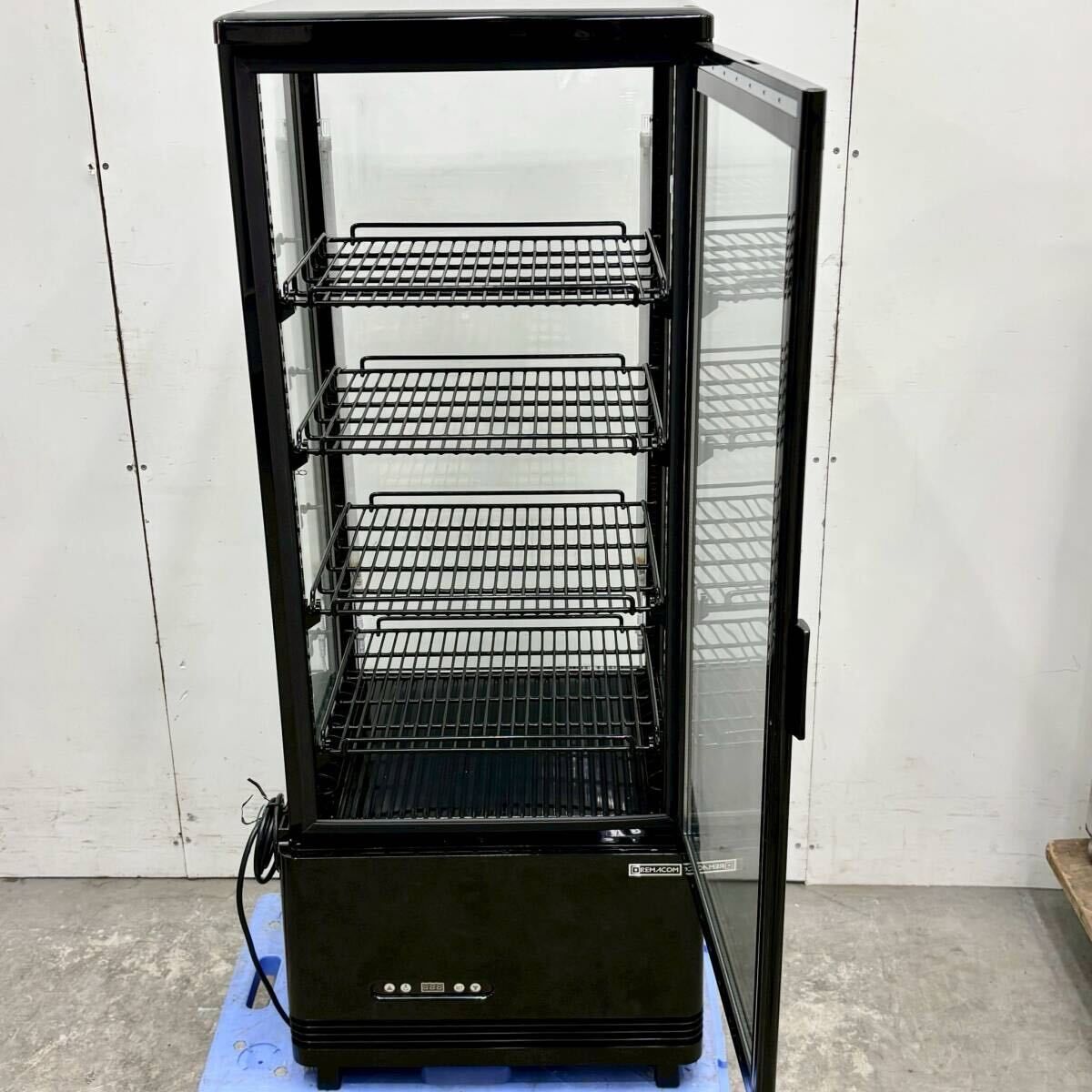 【即購入禁止 】4面ガラス冷蔵ショーケース105L R4G-105SLB 業務用 4面ガラス冷蔵ショーケース フォーシーズンシリーズ R4G