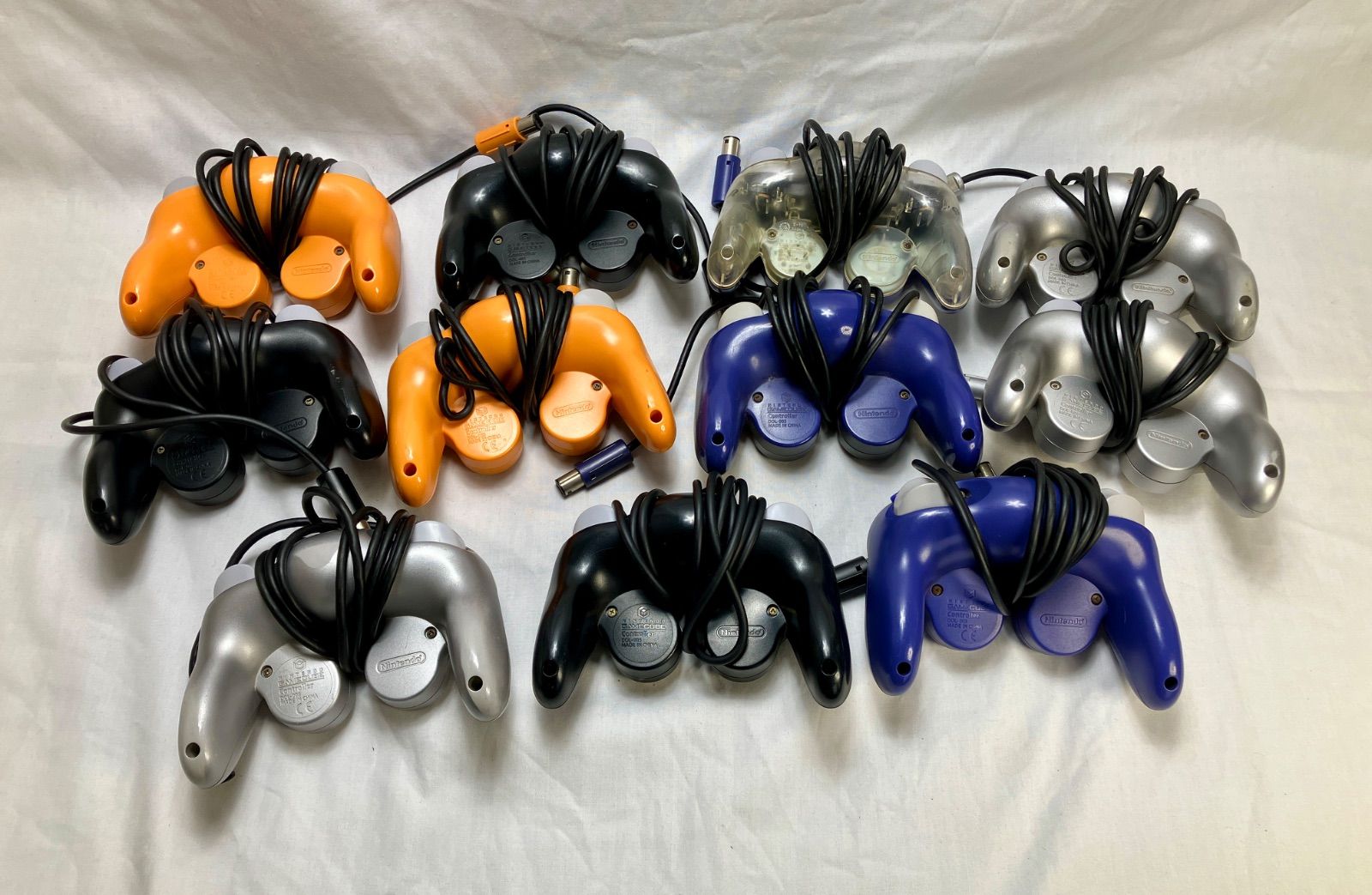 質Banana ジャンク品 任天堂 ゲームキューブコントローラー DOL-003 純正 GCコン 11個 部品取りに