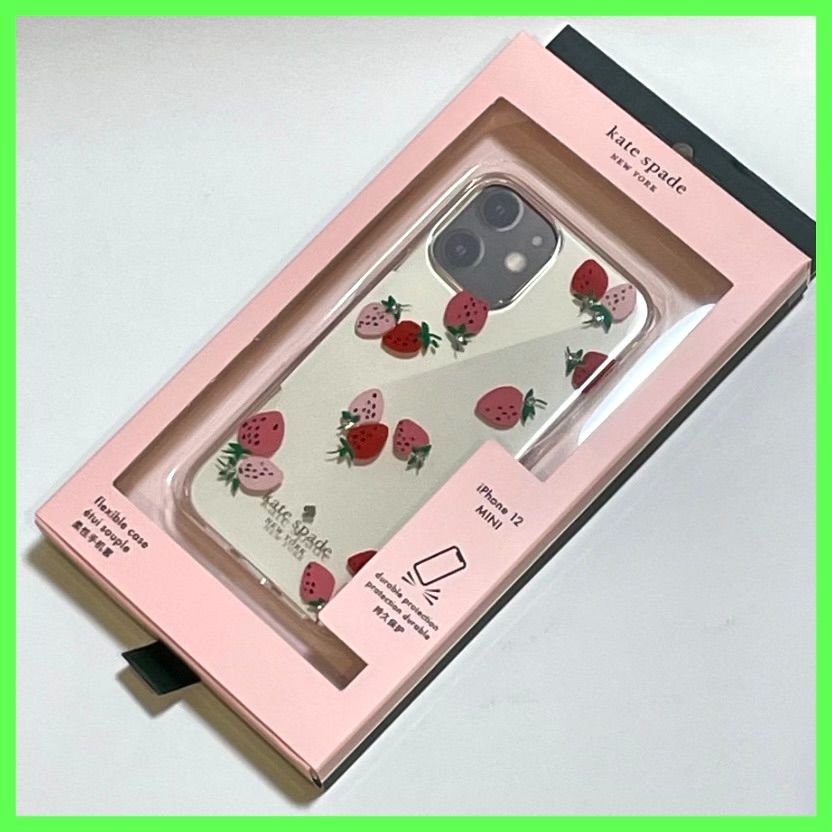 新品 ケイトスペード いちご iPhone 12 mini 用ケース - メルカリ