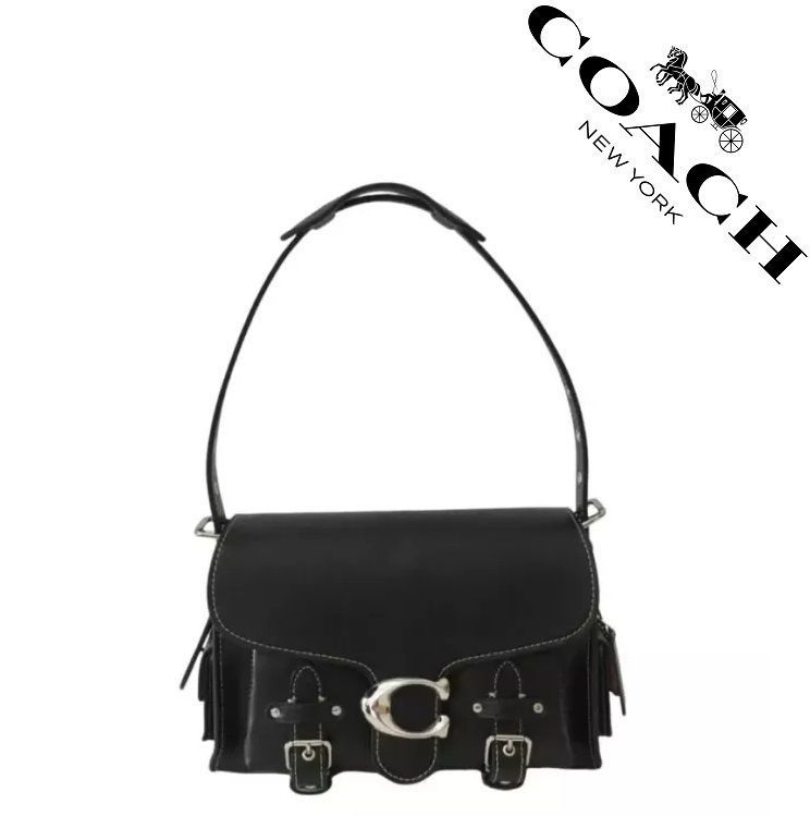 新品 COACH コーチバッグ CT721 ブラック カーゴタビー ワークウェア ソフトタビーレザー ハンドバッグ ショルダーバッグ 手提げバッグ  レディースバッグ アウトレット品 新品 - メルカリ