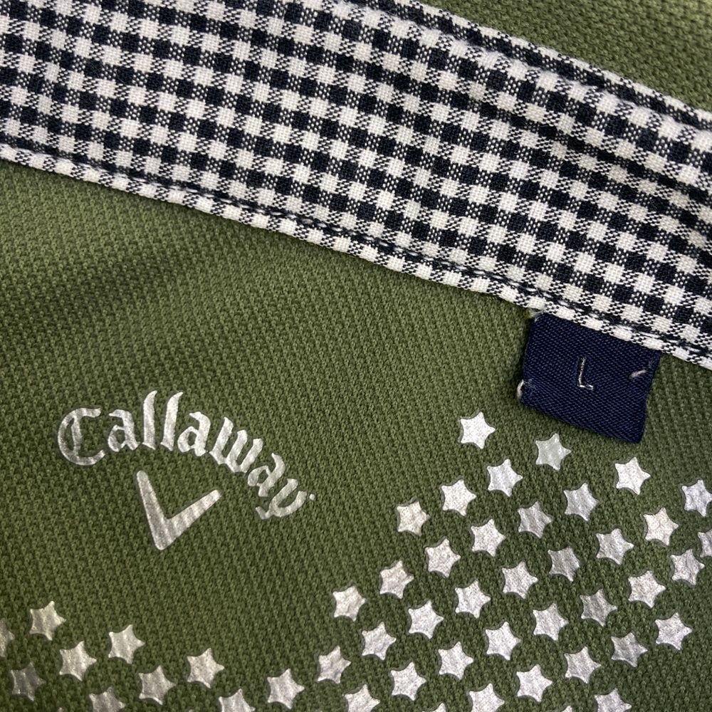 サイズ：L CALLAWAY キャロウェイ 2024年モデル 半袖ポロシャツ