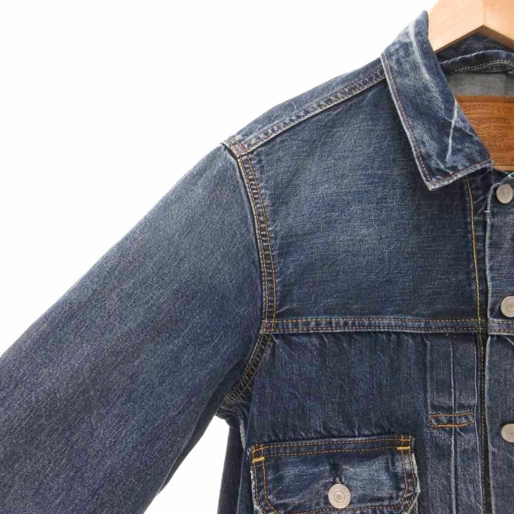 【希少】リーバイス プレミアム デニム ジャケット Gジャン サボテン刺繍 M リーバイス プレミアム デニムトラッカージャケット Gジャン 中古