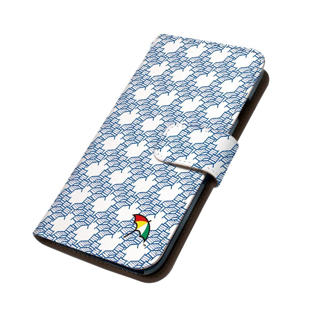 アーノルドパーマー ライセンス arrows We2 Plus M06 ケース 手帳型 スマホケース [デザイン:73.ベンチ/マグネットハンドあり] Arnold Palmer 傘 おしゃれ 大人