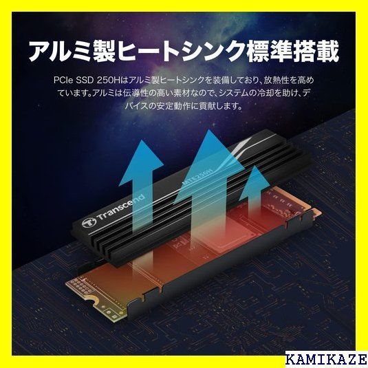 ☆大人気_Z033 トランセンド 4TB SSD M.2 2280 NVM M ルヒートシンク