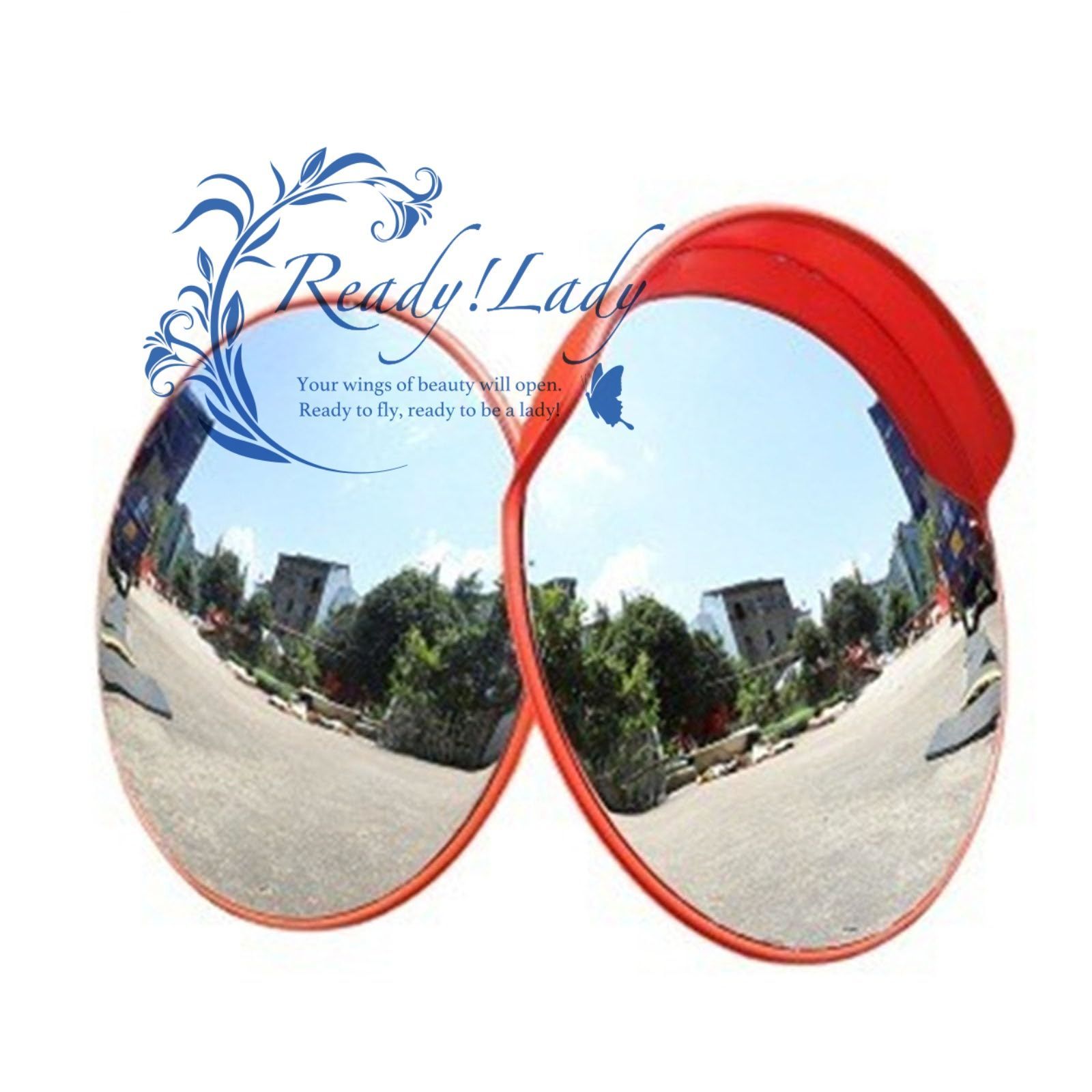 カーブミラー 家庭用 設置 取り付け 屋外 30-100CM 付け 屋外 丸型 鏡 安全ミラー ガレージミラー 車庫 駐車場 曲がり角 屋外交通ミラー 街路交通施設安全ミラー工場ガレージ出入り口凸面鏡 100CM