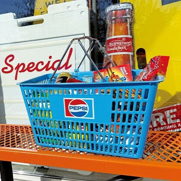 全6種 ショッピング バスケット アメリカン雑貨 アメリカ業務用