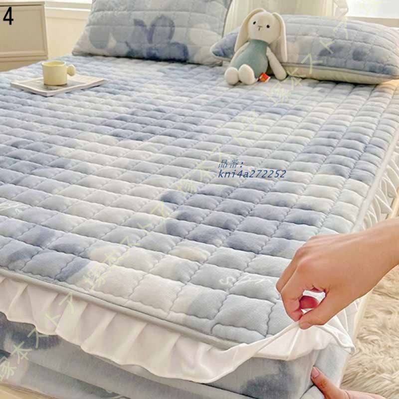 ほんとにお得！ 冬 敷きパット 吸湿発熱 防臭 静電気防止 毛布 洗えるフランネル パッドシーツ ボックスシーツ あったか 暖か 冬用 セミダブル シングル 敷き毛布 ふわふわ kni4a272252