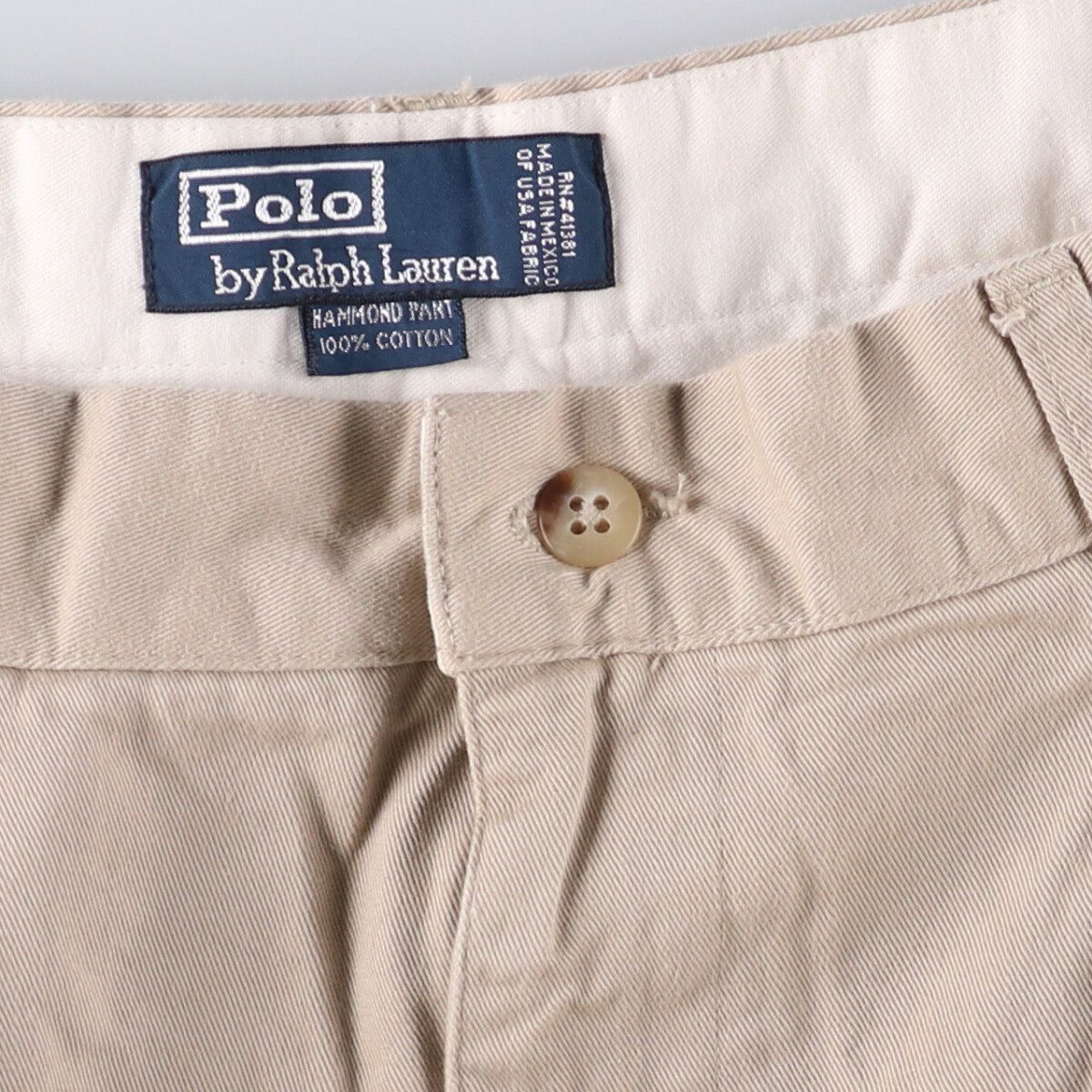 NEW★Ralph Lauren★ツートン・ピアス 古着 ラルフローレン Ralph Lauren POLO by Ralph Lauren