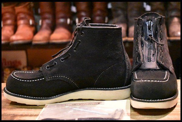 7.5E 良品 BEAMS別注 18年】レッドウィング 8862 黒スエード 