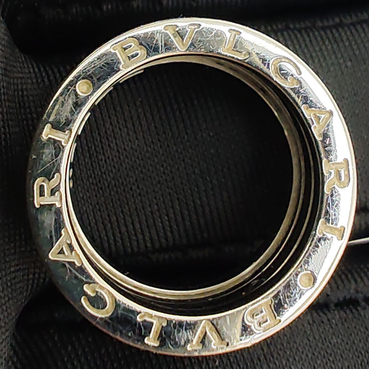 ブルガリ B-zero1 Au750 リング 11.5号 ブルガリ B-zero1 リング 4バンド ホワイトゴールド K18 AU750WG