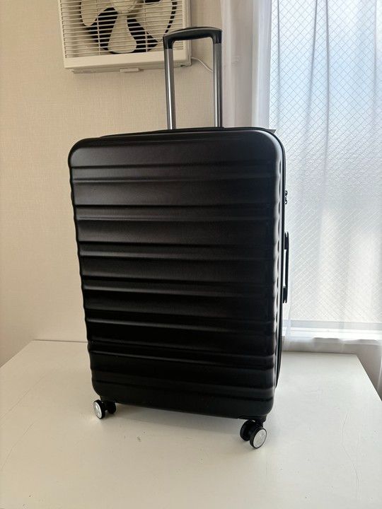 amazonベーシック　キャリーケース　スーツケース　ブラック　Lサイズ