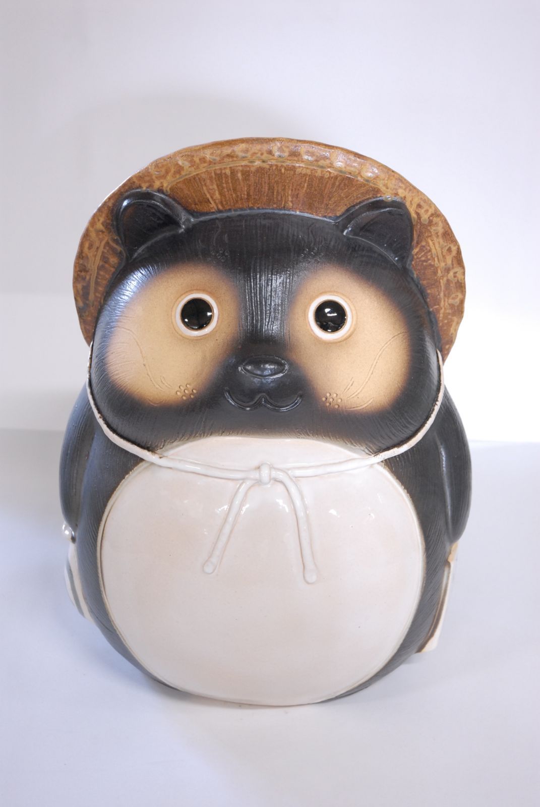 【信楽焼 陶器 傘立 】　丸狸傘立 17号 　新品 （信楽焼・陶器・傘立て・梅雨・玄関・和風おしゃれ）