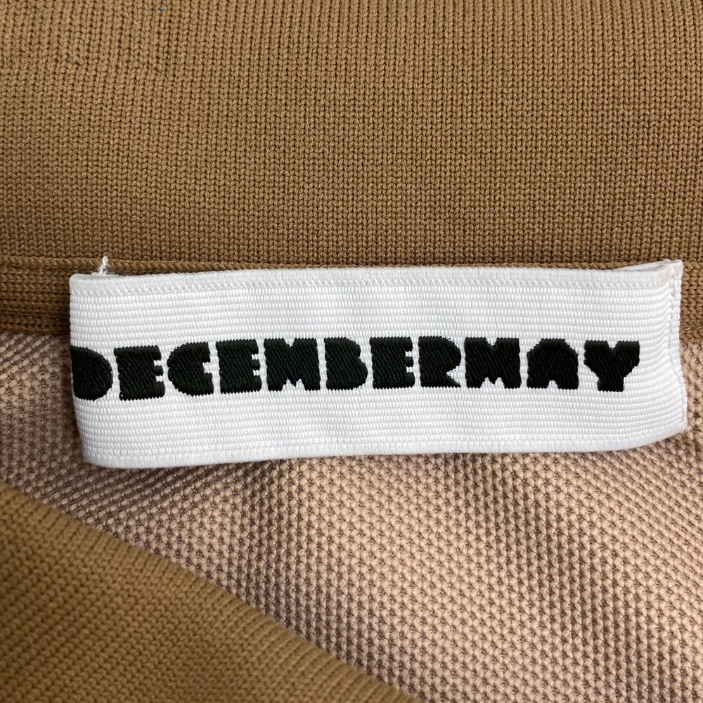 当店人気NO.1。 サイズ XL DECEMBERMAY ディセンバーメイ 半袖ポロシャツ ベージュ系 240101529333 ゴルフウェア メンズ ストスト 当店の新品大セール！