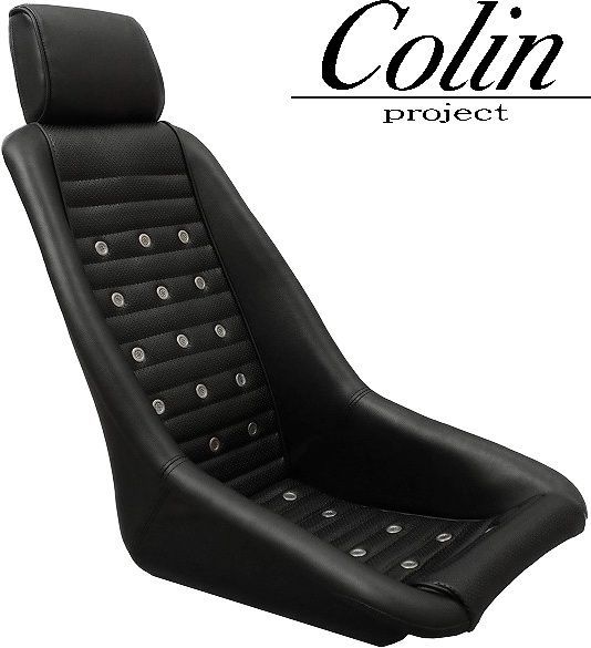 M s Colin project ダットサン バケットシート タイプD シート本体 ヘッドレストのみ 1脚 ブラック 黒 社外 コーリン パーツ 部品 カスタム コーリンプロジェクト 汎用 QQQQ-DATSUN-SD 要在庫