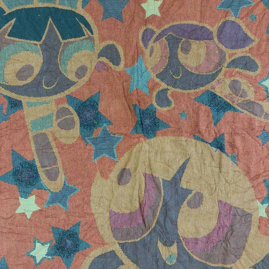 vintageラグ カーペット パワーパフガールズ アニメ 1662 - メルカリ