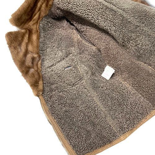 キートン Kiton レディース レザージャケット 茶色 サイズ42 羊革