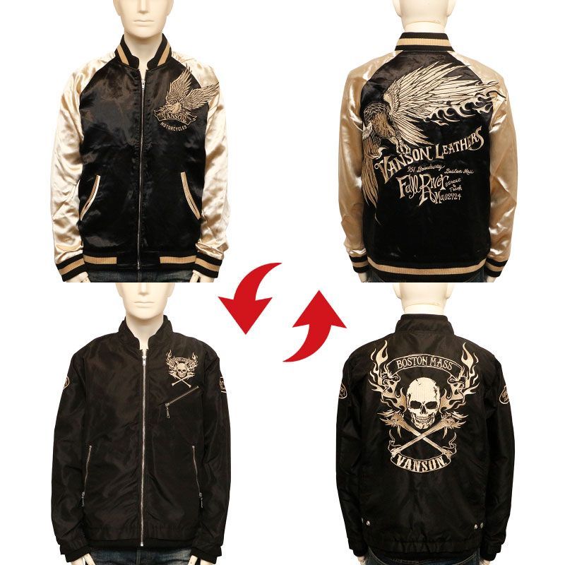 VANSON USA 日本 スカジャン 限定版 2面使う unisex y2k VANSON USA 日本 スカジャン 限定版 2面使う unisex y2k VANSON