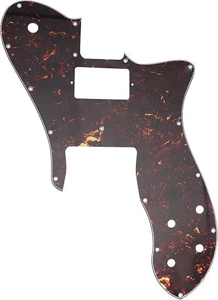 Musiclily Pro 16穴 テレキャスターピックガード 1ハムマウント仕様 Fender American/Mexican 72 Tele Customエレキギター用、鼈甲柄 4P