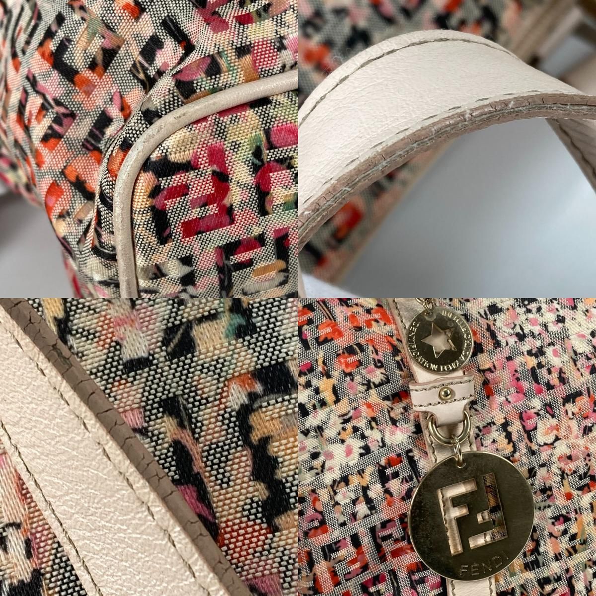 FENDI フェンディ トートバッグ ズッキーノ フローラ ズッカ 花柄