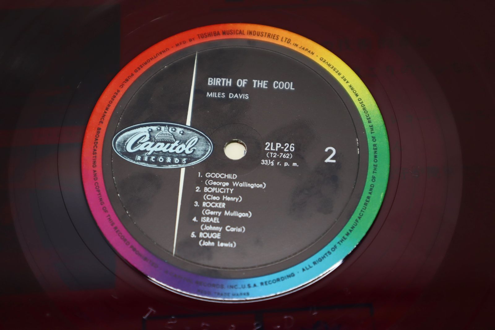 ○ジャズ 貴重 赤盤 ｜LP レコード miles davis｜ 2LP-26 BIRTH OF THE