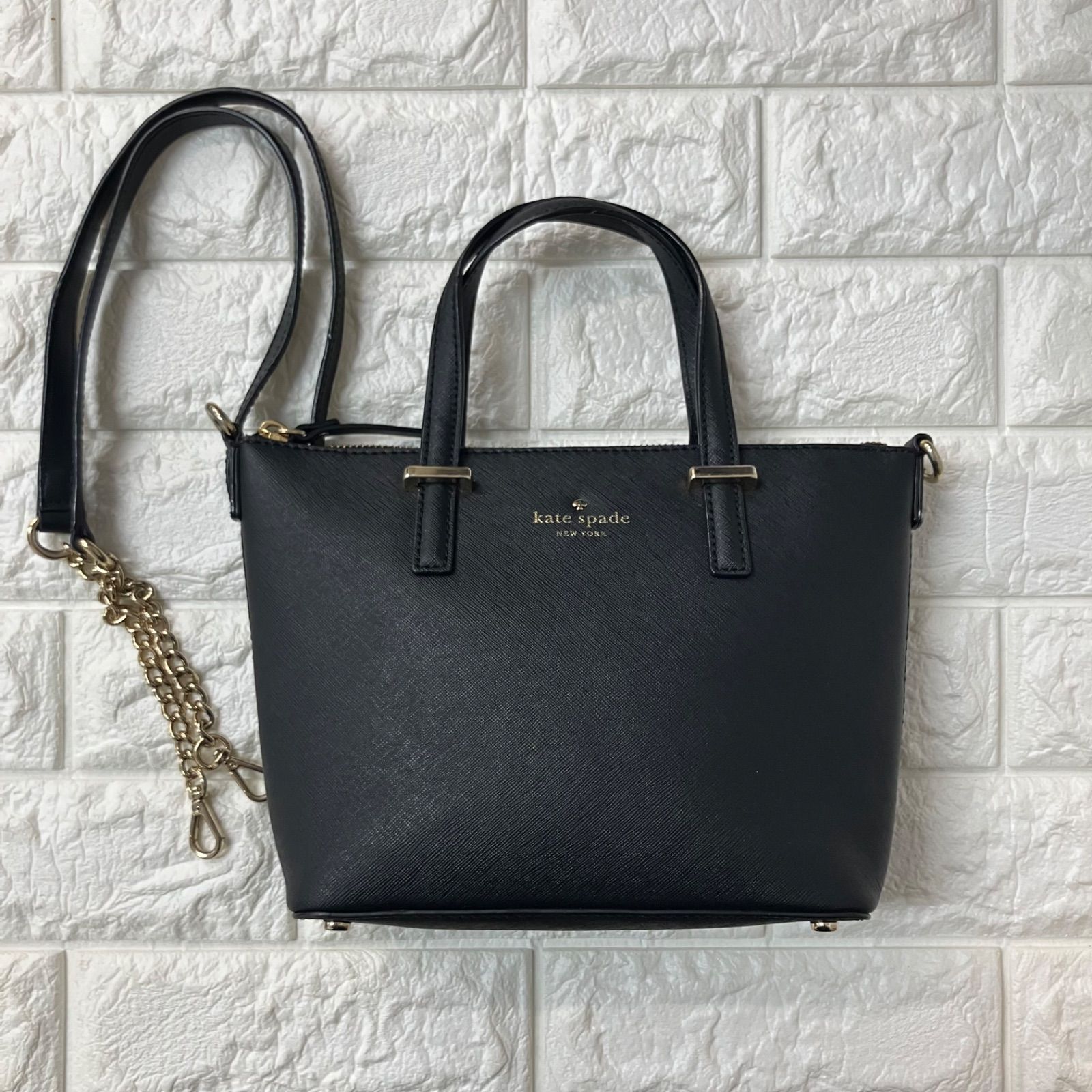 美品 kate spade ハンドバッグ 2WAY 黒 【公式通販】
