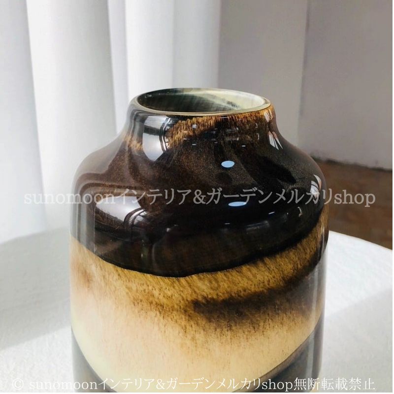 マーブル調 花瓶 ボトル型 フラワー ベース エレガント おしゃれ かわいい インテリア 北欧 花器 一輪挿し 贈り物 プレゼント 玄関 リビング NEXPOTALLINN_EU