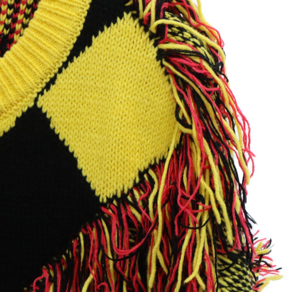 KIDILL (キディル) × rurumu Destroy Argyle Tartan Pullover Knit