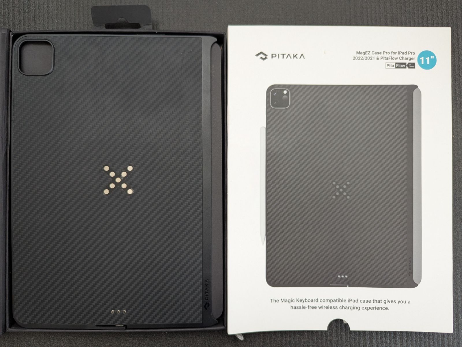 PITAKA」2022/2021 iPad Pro 11インチ ケース ワイヤレスのよう