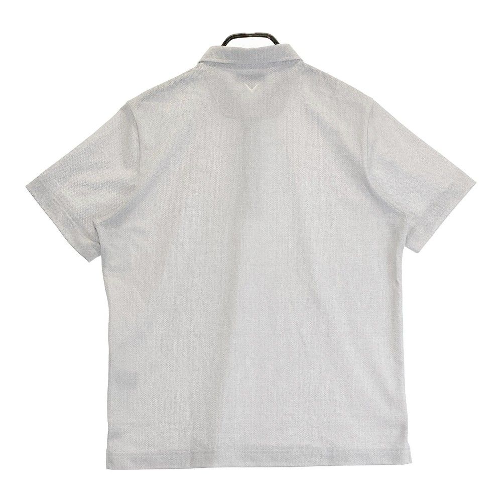 明るさのある サイズ LL CALLAWAY キャロウェイ モデル 半袖 ポロシャツ 風穴メッシュ グレー系 240101219517 ゴルフウェア メンズ