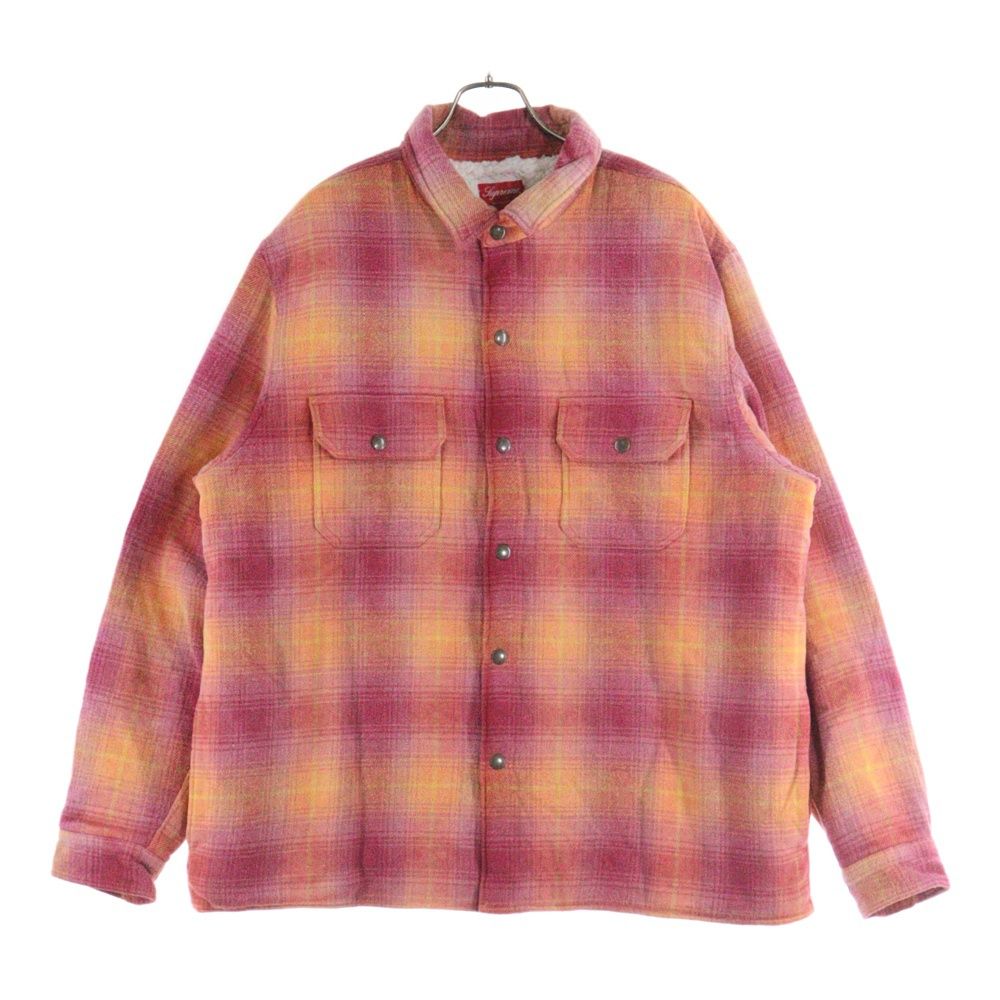 SUPREME (シュプリーム) 22AW Shearling Lined Flannel Shirt