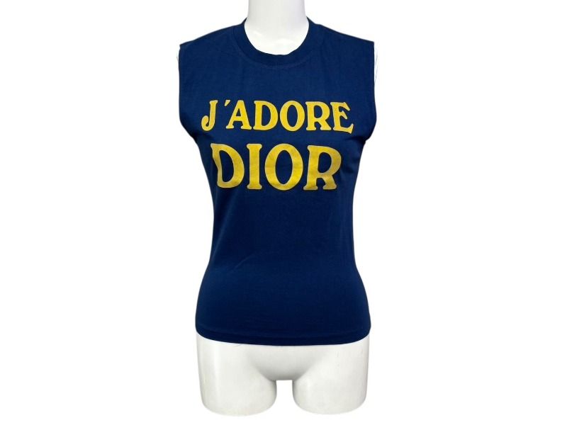 Christian Dior クリスチャンディオール J ADORE DIOR ジャドール タンクトップ 2A12155300 サイズ36 ガリアーノ期 4b007358