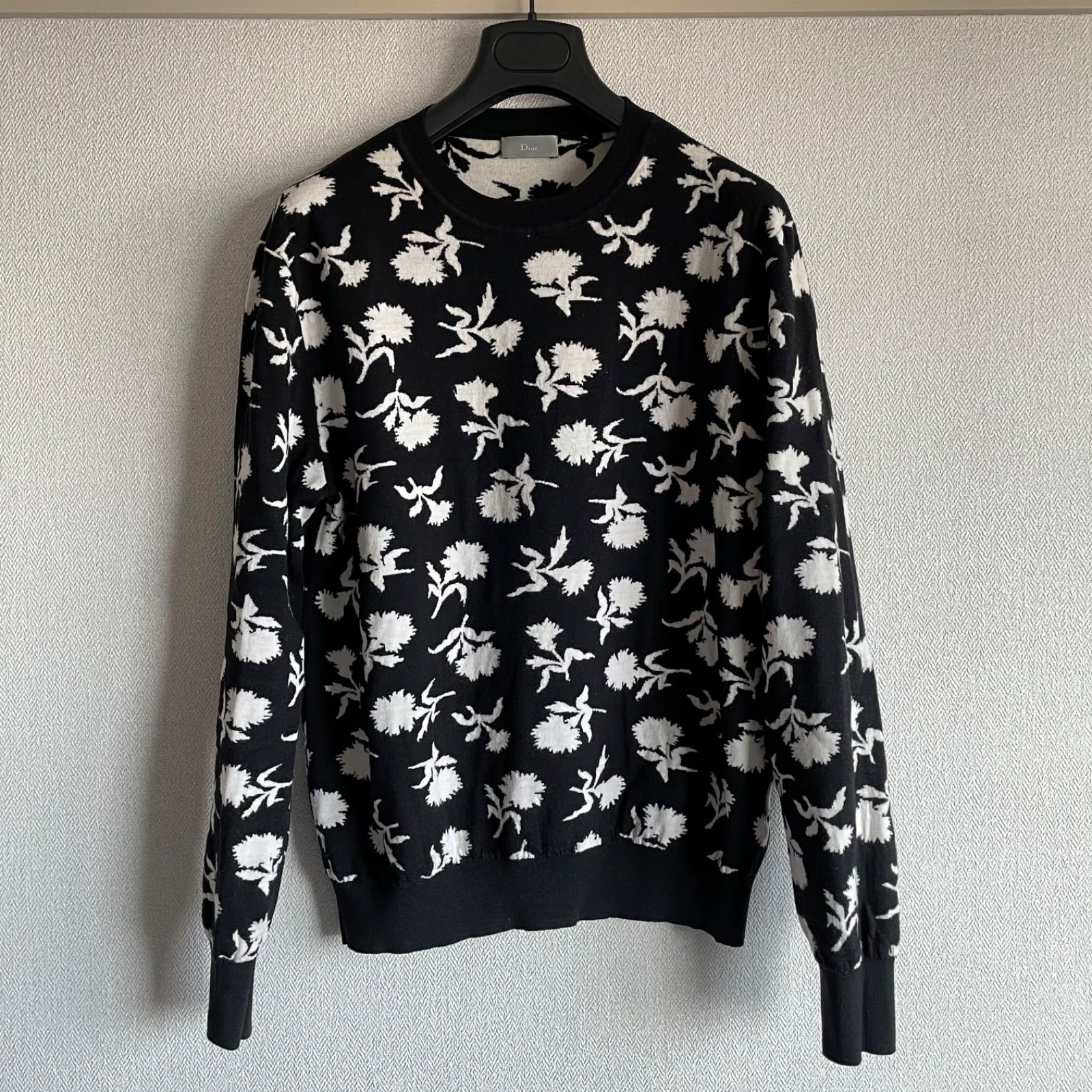 DIOR HOMME 16AW ROSE KNIT SWEATER - メルカリ