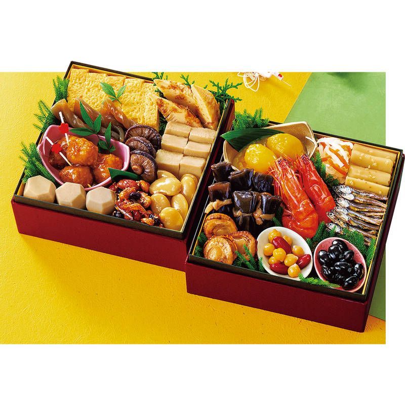 予約商品 鴨井本舗 新含気おせちセット 朱竹 しゅちく 直送品 お届け 11 下～12 30の間のみ