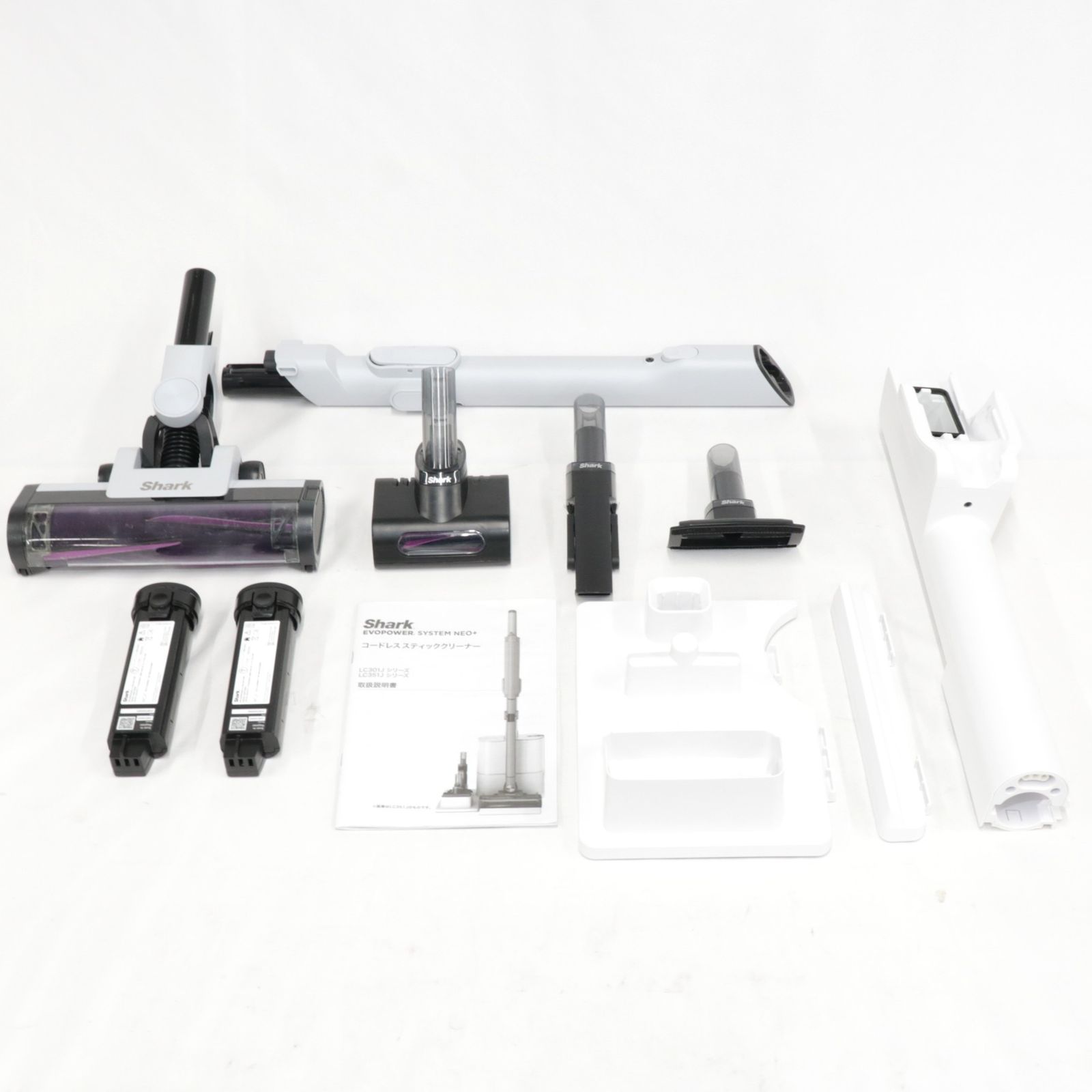 Shark EVOPOWER SYSTEM NEO コードレススティッククリーナー LC351J lc351j-wh 良い B
