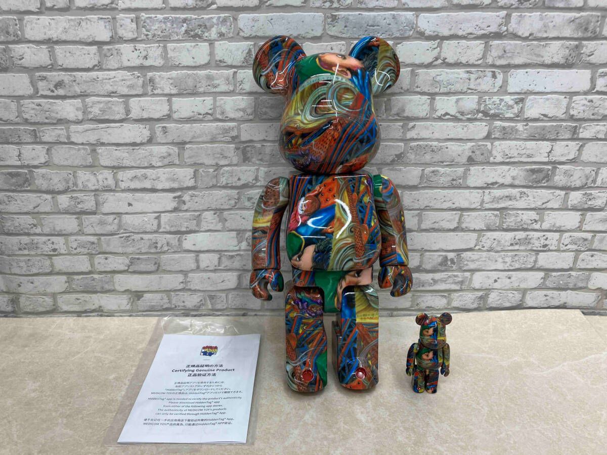 フィギュア メディコム・トイ 楳図かずお大美術展 100%&400% BE@RBRICK